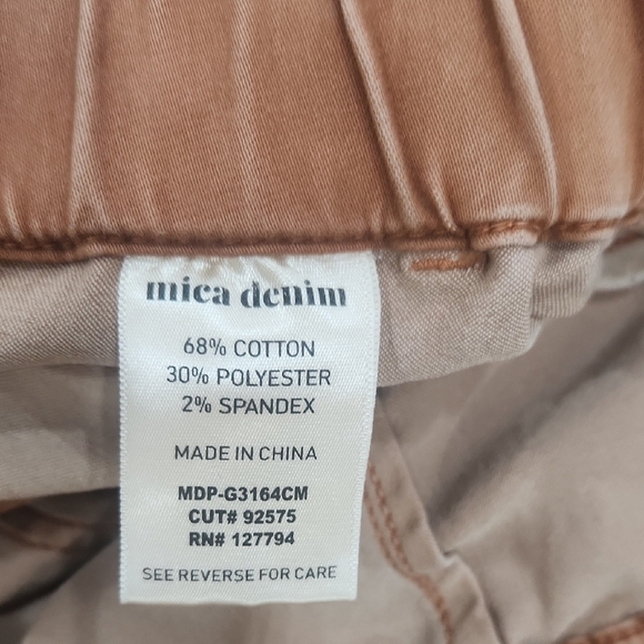 MICA LOS ANGELES  Women's Tan Casual Pants - Picture 3 of 10